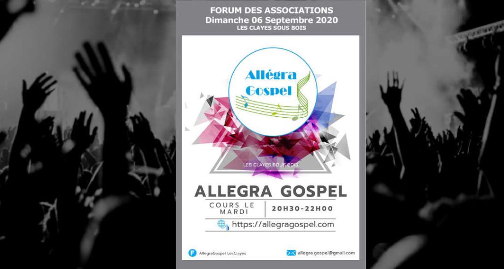 Forum des associations 2020 ALLEGRA GOSPEL