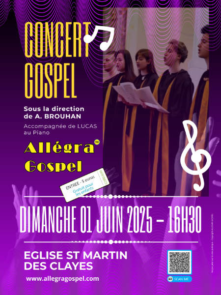 Concert 01 Juin 2025 ALLEGRA GOSPEL