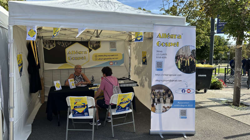 ALLEGRA GOSPEL - Forum 6 septembre 2025 - LES CLAYES SOUS BOIS